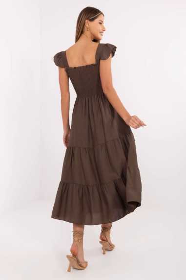 Robe de jour Brun  -  Italy Moda 