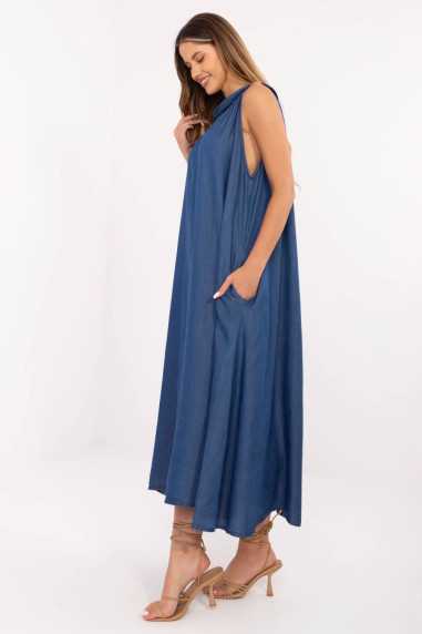 Robe de jour Bleu  -  Italy Moda 