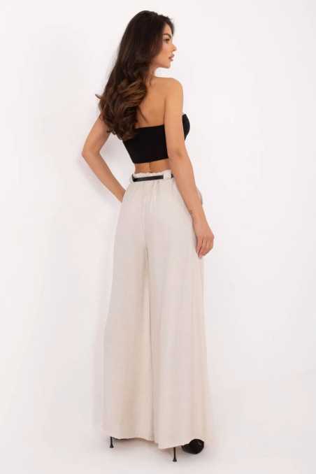 Pantalon femme Beige  -  Italy Moda 