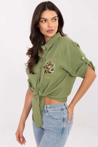 Chemise Vert  -  Italy Moda 