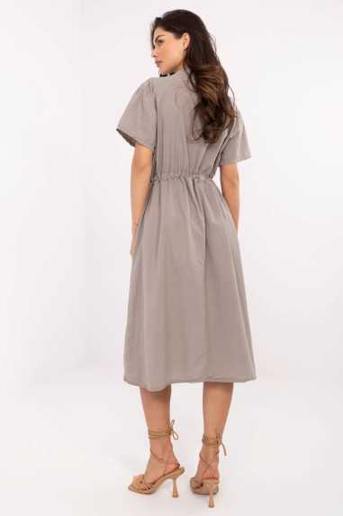 Robe de jour Beige  -  Italy Moda 