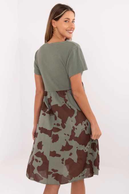 Robe de jour Vert  -  Italy Moda 