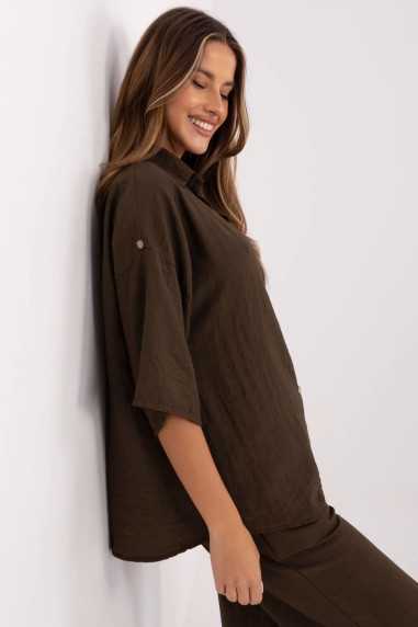 Chemise Brun  -  Italy Moda 