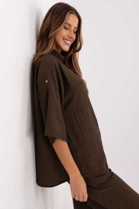 Chemise Brun  -  Italy Moda 