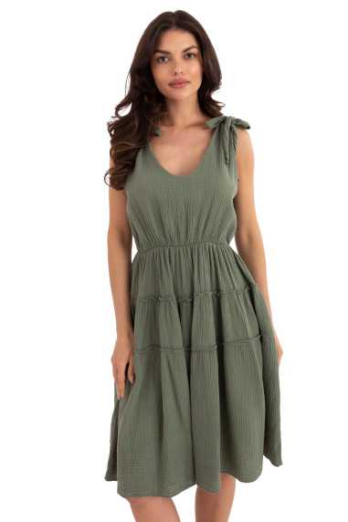 Robe de jour Vert  -  Italy Moda 