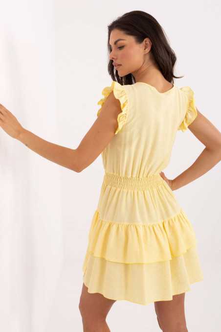 robe de jour Jaune  -  Italy Moda 
