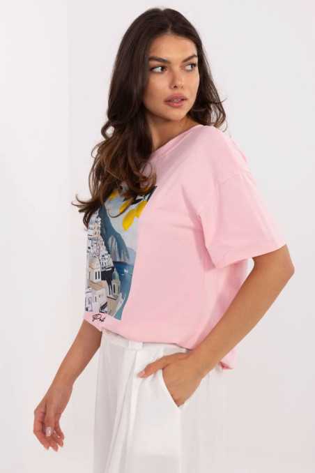 T-shirt Rose  -  Italy Moda 