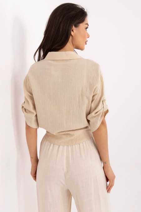 Chemise Beige  -  Italy Moda 