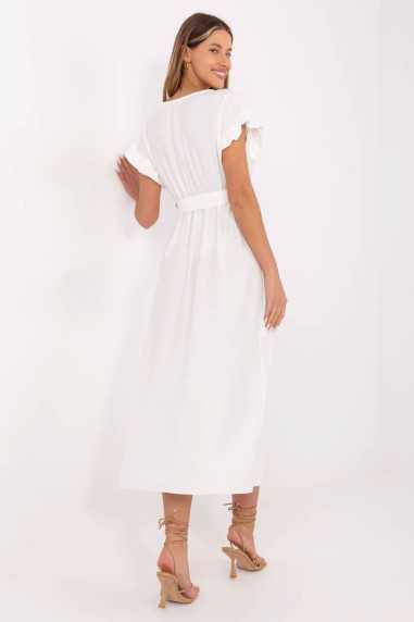 Robe de jour Blanc  -  Italy Moda 