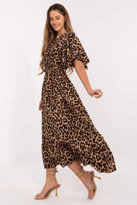 Robe de jour Brun  -  Italy Moda 