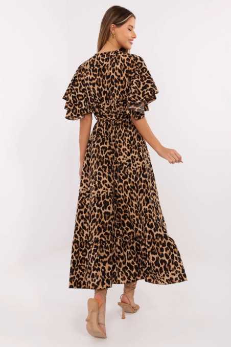 Robe de jour Brun  -  Italy Moda 