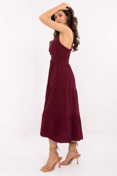 Robe de jour Rouge  -  Italy Moda 