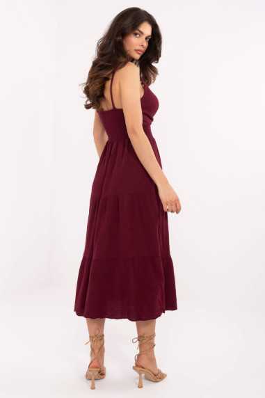 Robe de jour Rouge  -  Italy Moda 
