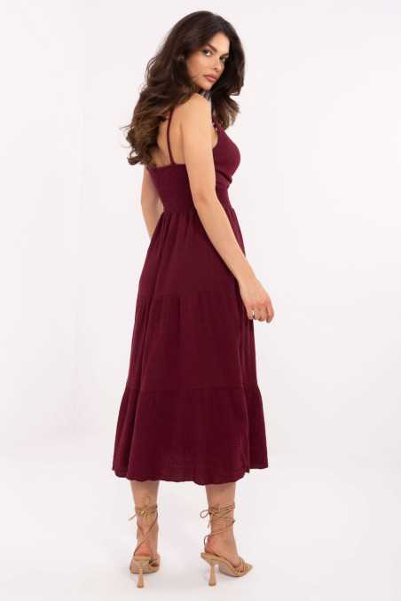 Robe de jour Rouge  -  Italy Moda 