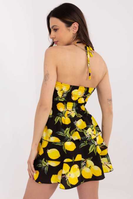 robe de jour Noir  -  Italy Moda 