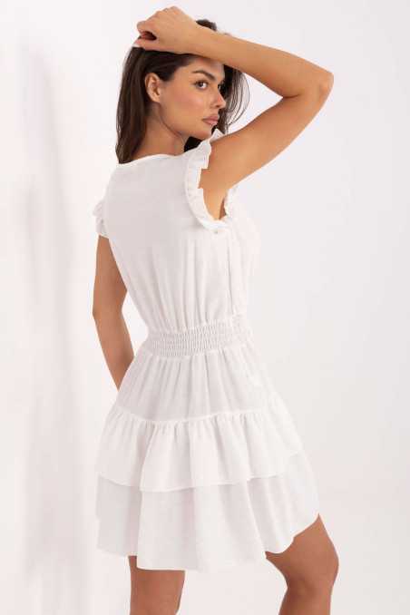 robe de jour Blanc  -  Italy Moda 
