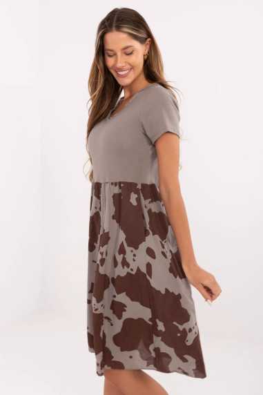robe de jour Beige  -  Italy Moda 