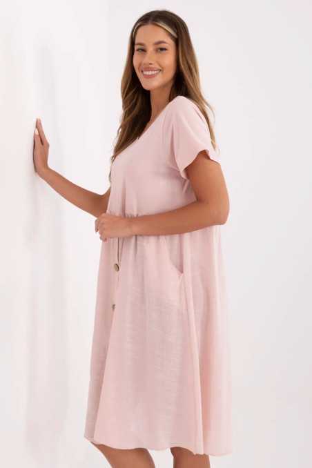 Robe de jour Rose  -  Italy Moda 