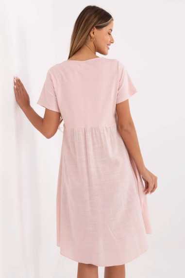 Robe de jour Rose  -  Italy Moda 