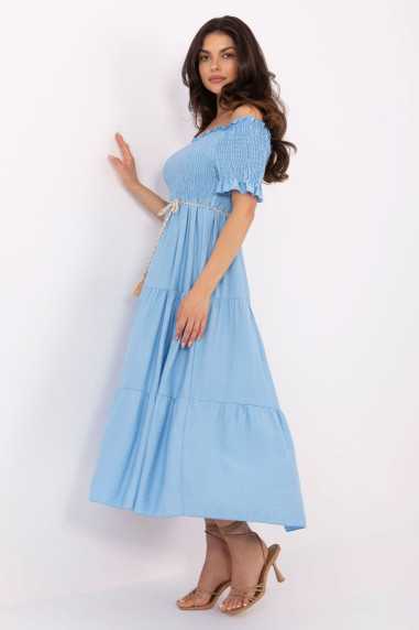 Robe de jour Bleu  -  Italy Moda 