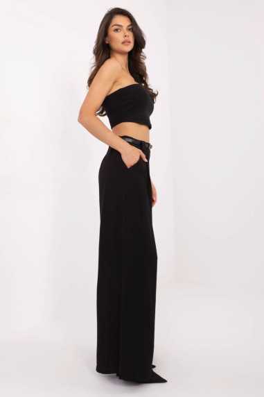 Pantalon femme Noir  -  Italy Moda 