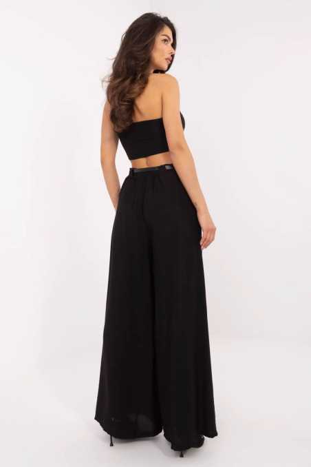 Pantalon femme Noir  -  Italy Moda 