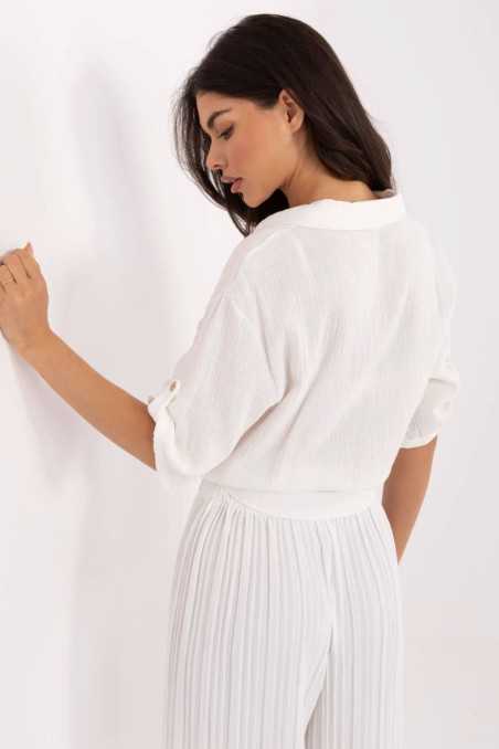 Chemise pour dames Beige  -  Italy Moda 