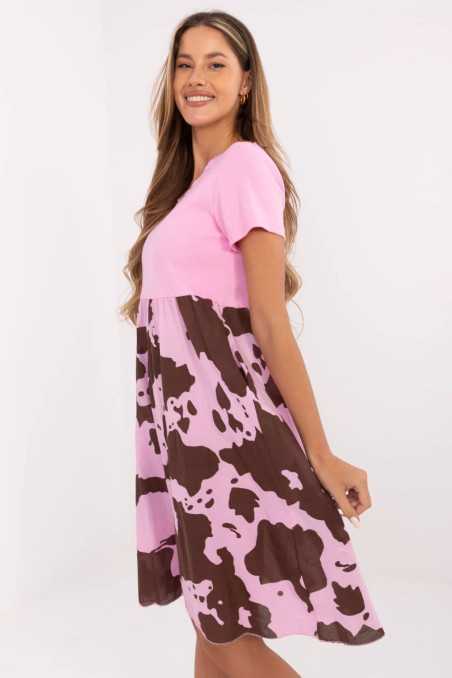 Robe de jour Rose  -  Italy Moda 