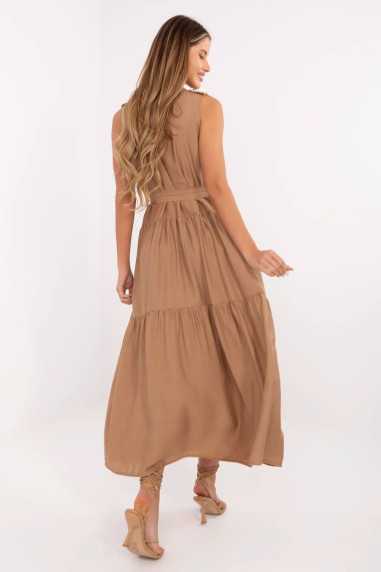 Robe de jour Brun  -  Italy Moda 