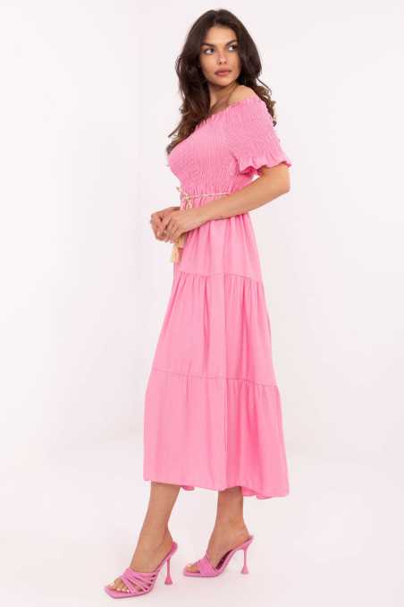 Robe de jour Rose  -  Italy Moda 