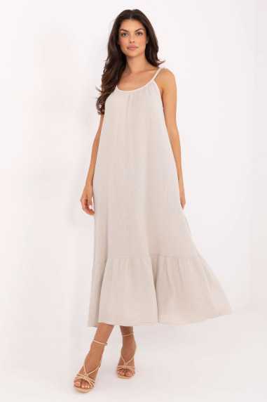 Robe de jour Beige  -  Och Bella 