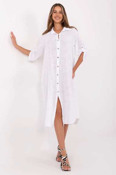 Robe de jour Blanc  -  Och Bella 