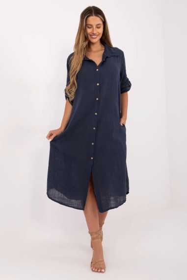 Robe de jour Bleu marine  -  Och Bella 