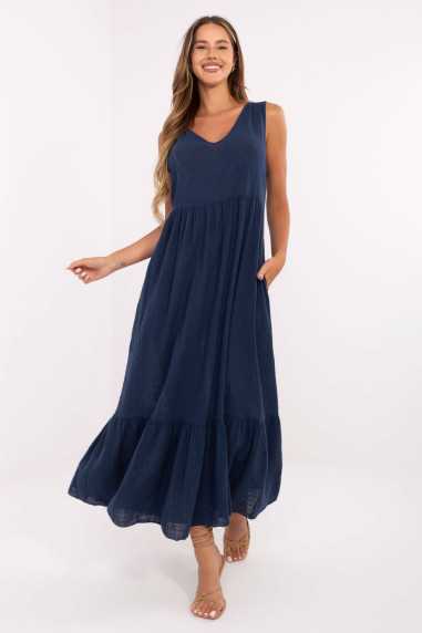 Robe de jour Bleu marine  -  Och Bella 
