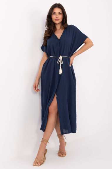 Robe de jour Bleu marine  -  Och Bella 
