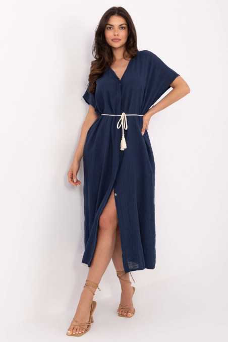 Robe de jour Bleu marine  -  Och Bella 