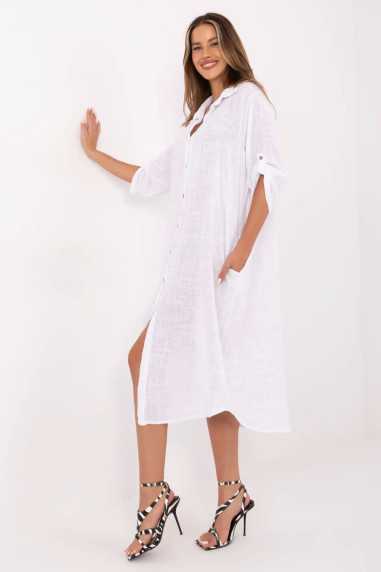 Robe de jour Blanc  -  Och Bella 