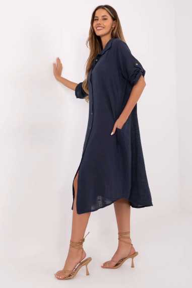 Robe de jour Bleu marine  -  Och Bella 
