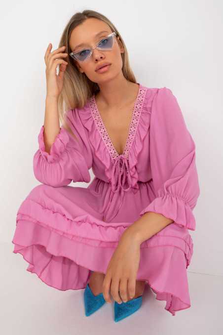 Robe de jour Rose  -  Och Bella 