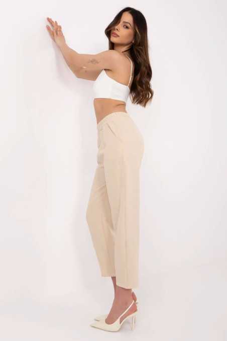 Pantalon femme Beige  -  Och Bella 