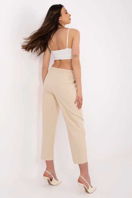 Pantalon femme Beige  -  Och Bella 