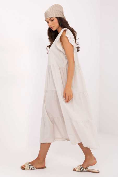 Pantalon femme Beige  -  Och Bella 
