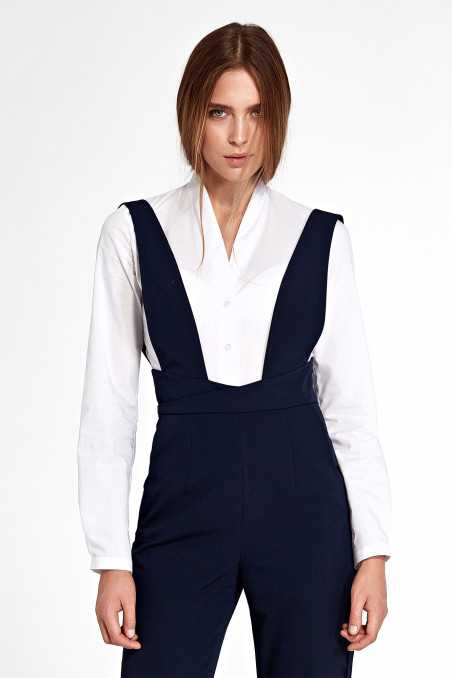 body blanc sans col - nife  