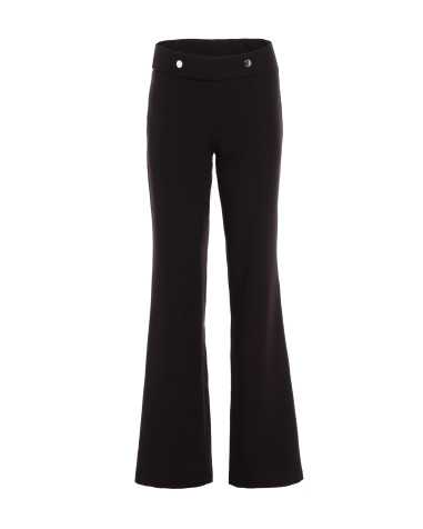 Pantalon de costume noir à boutons-pression - nife  