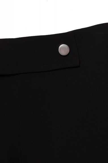 Pantalon de costume noir à boutons-pression - nife  