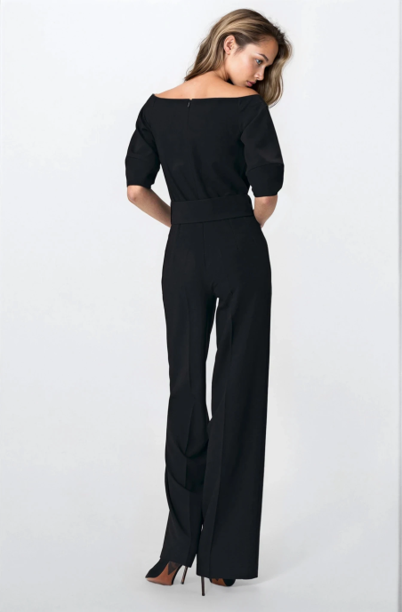 Combinaison noire avec ceinture - nife  