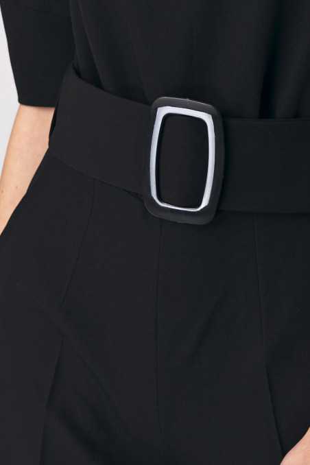 Combinaison noire avec ceinture - nife  