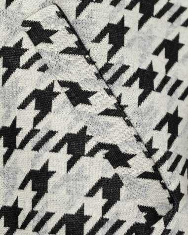 Blouson aviateur à motif pied-de-poule - nife  