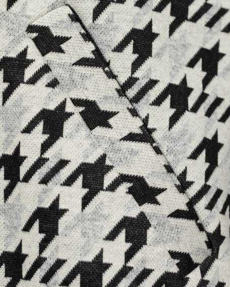 Blouson aviateur à motif pied-de-poule - nife  