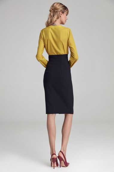 Jupe noire taille haute - nife  